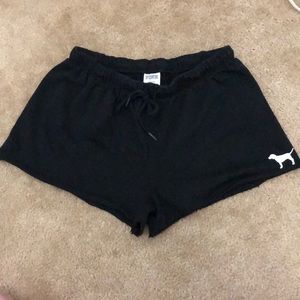 PINK Victoria secret black cotton shorts.